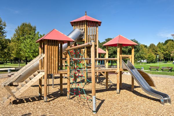 Playground Mulch Installation in Saint George
