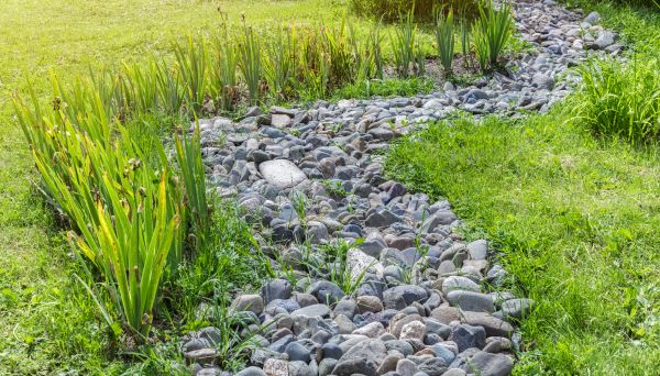 River Rock Garden Installation in Saint George